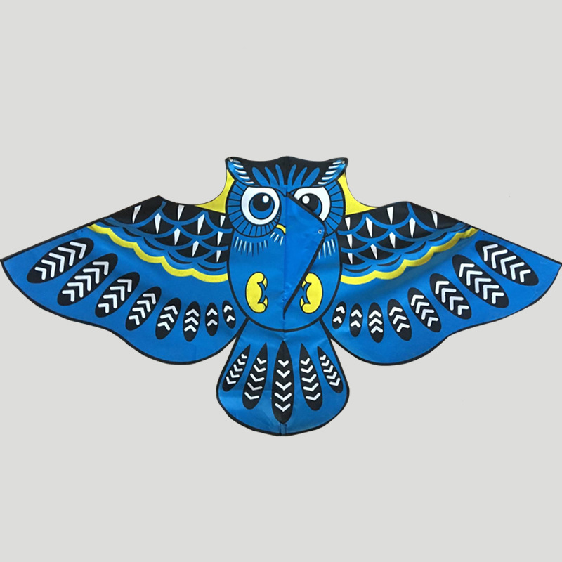 潍坊风筝批发猫头鹰风筝微风儿童卡通动物手工手工制作送线轮