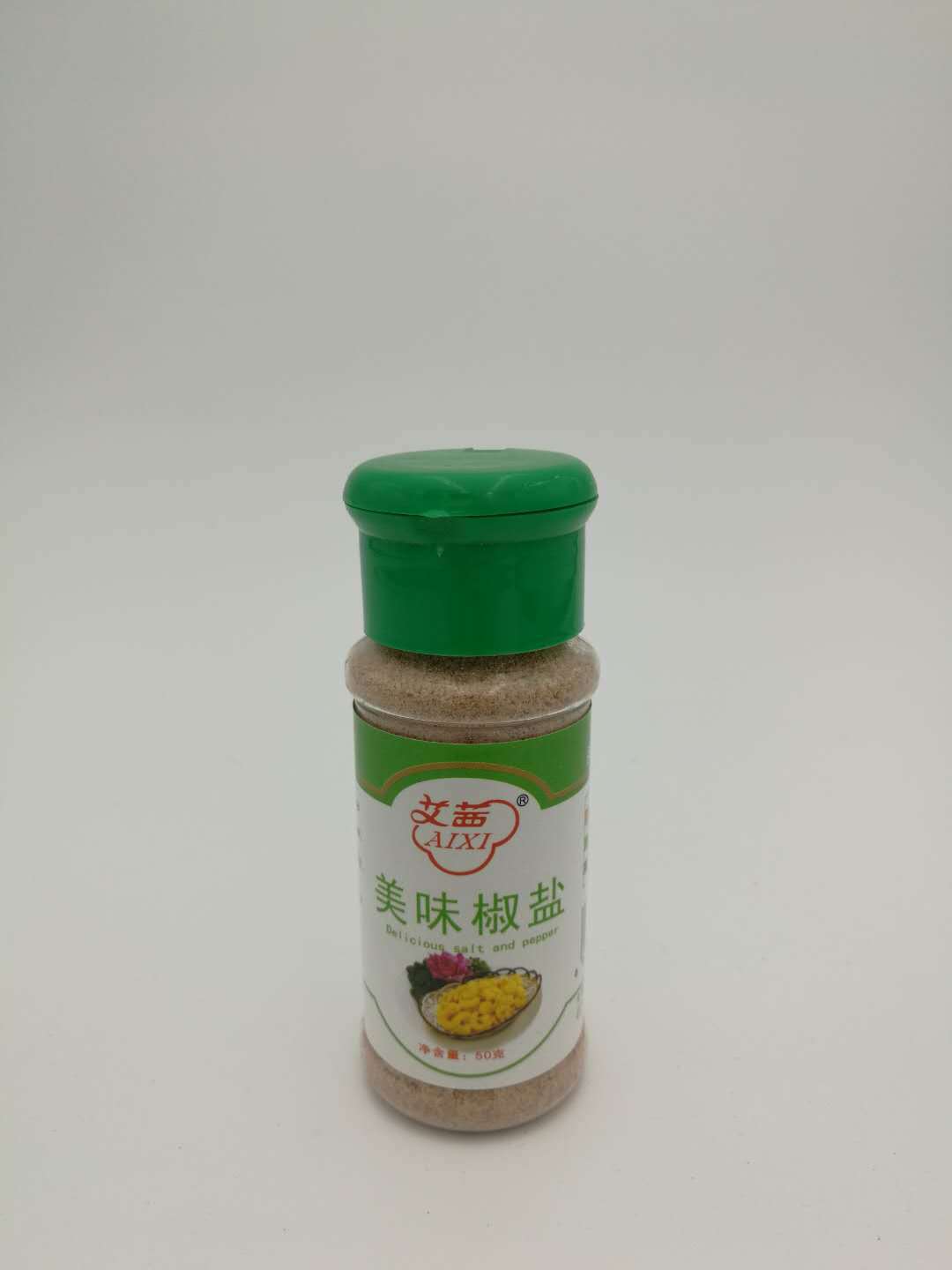 美味椒盐调味料 烧烤料烤肉调料 椒盐虾椒盐鱿鱼 瓶装50克