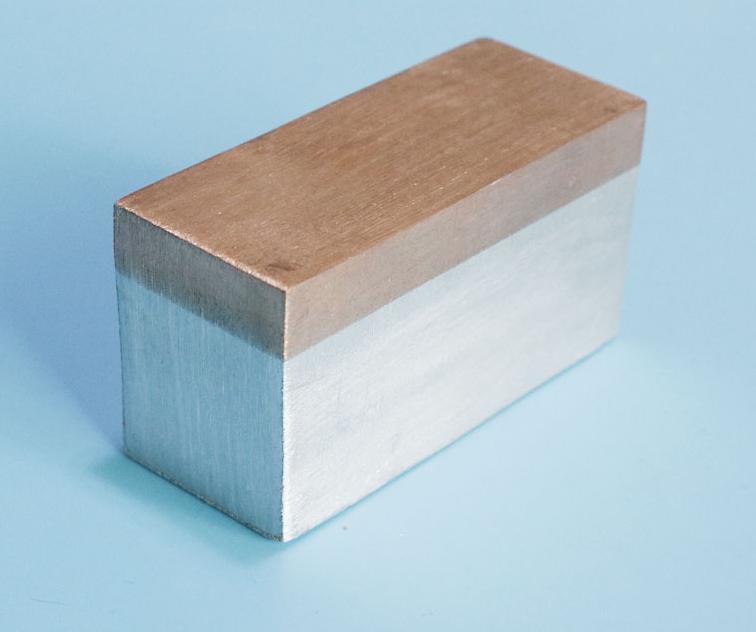 专业生产铜铝复合材料 铜铝复合板,带 单面/双面