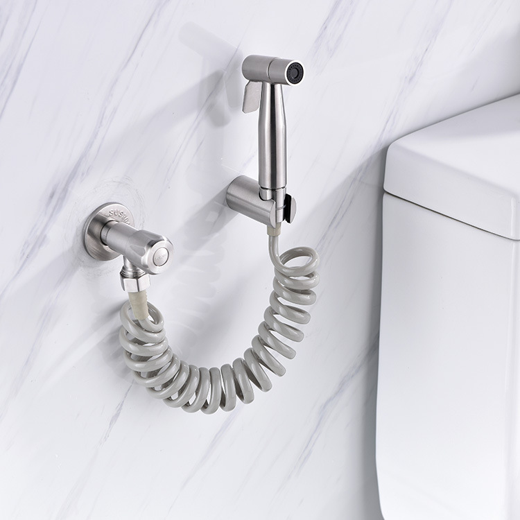 出口304不锈钢妇洗器马桶喷枪净身器洗屁股花洒增压冲洗器批发