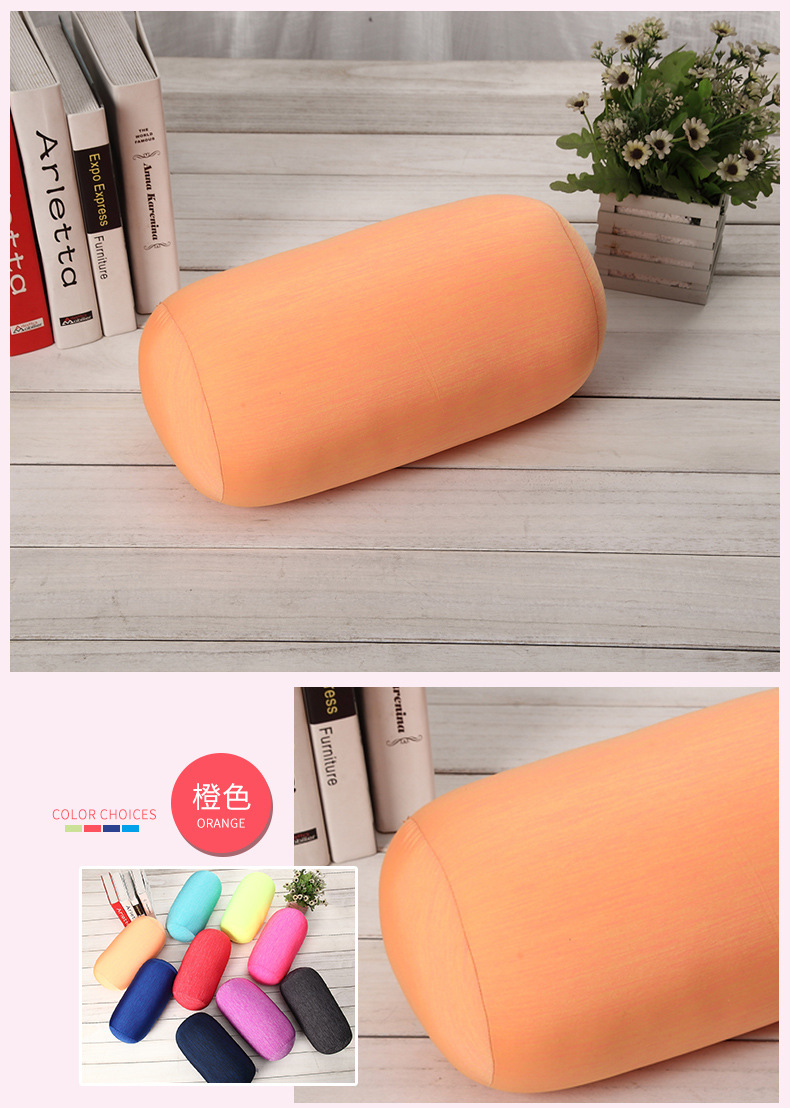 圆枕头婴儿抱枕圆柱形床头护颈枕客厅沙发办公靠垫直销