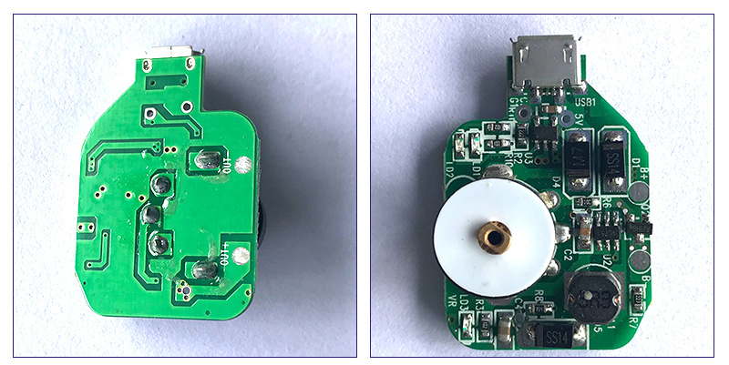 迷你小风扇电路板pcba usb风扇调速控制主板电路板线路板可打样