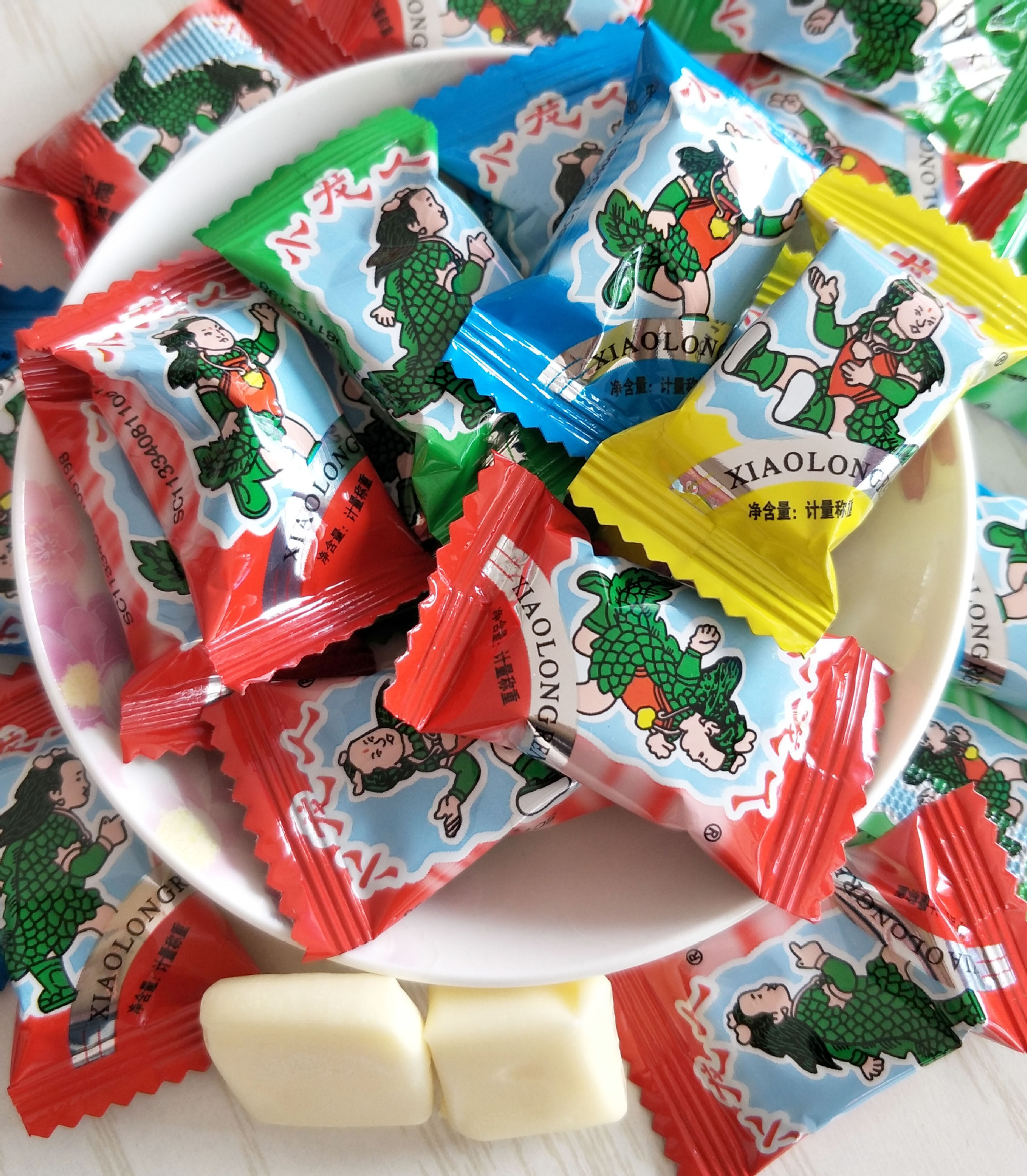 包邮小龙人奶糖 经典款 老包装 正宗小龙人奶糖500g 散装结