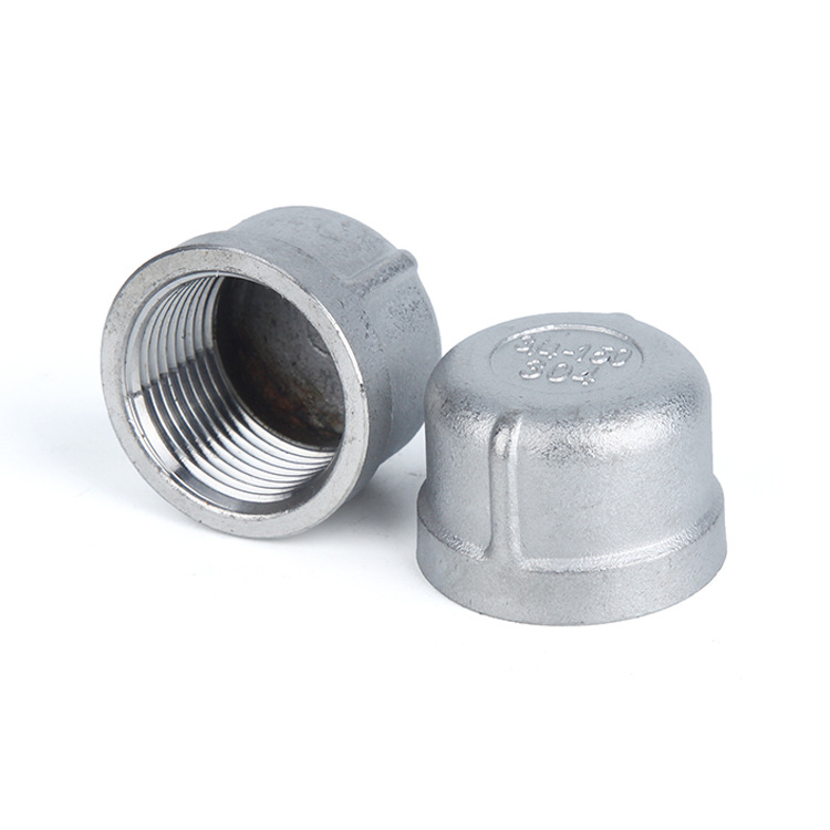 不锈钢304管帽内螺纹管内丝内牙丝口堵塞头堵头管盖水管闷头4 6分