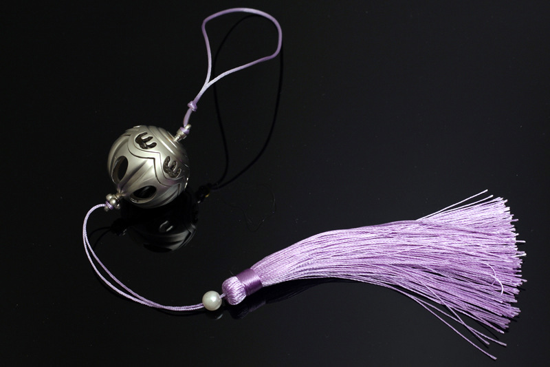 魔道动漫周边云梦江氏铃铛江橙三毒戒指银铃钥匙扣挂件