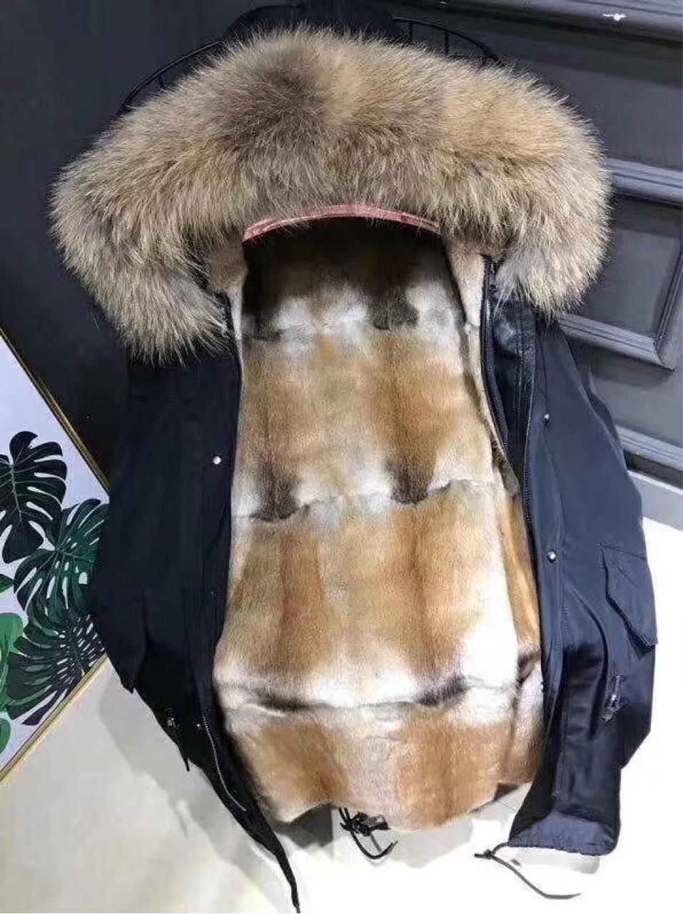 2020皮草冬新款男皮草外套青根貂派克服韩版支持一件代发