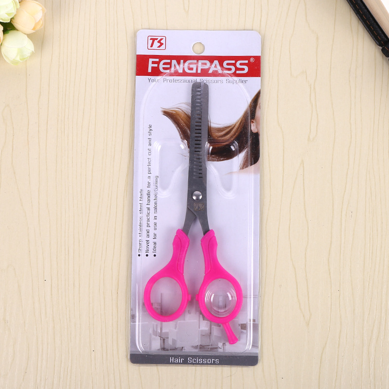 Hairdressing Scissors Thinning Shear Bangs Cut Broken Hair Thinning Scissors Hairdressing Straight Snips Adult and Children Trimming Hair Tools Wholesale