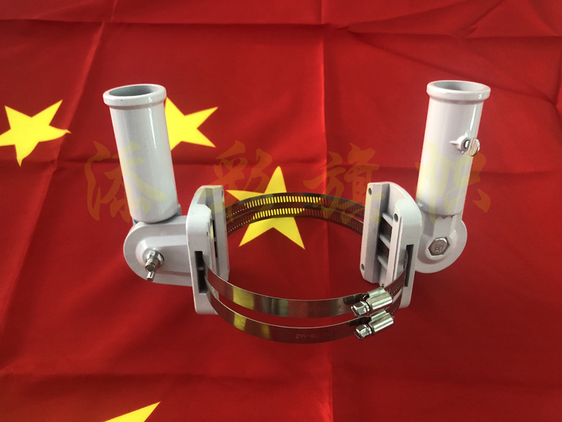 墙壁旗底座 路灯旗杆座 两用旗座 金属旗座 路灯国旗座