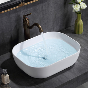 厂家直销陶瓷艺术盆酒店洗手盆洗脸洗面盆卫生间洗漱盆水池台上盆