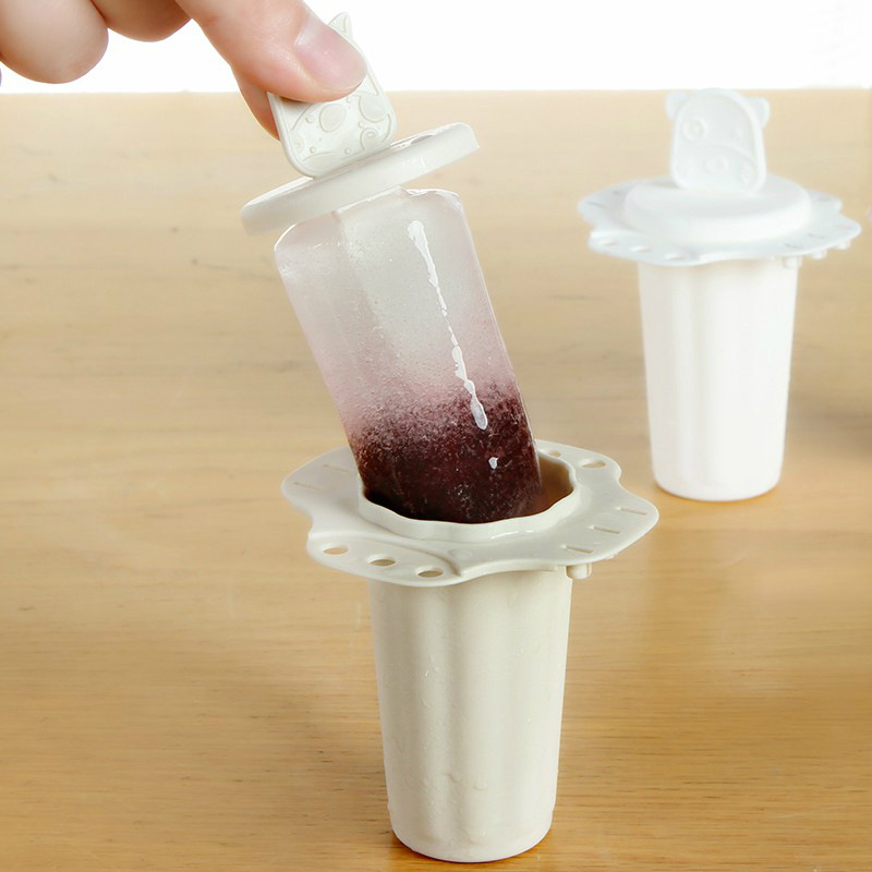 冰棒模具可拼接式冰棍模具冰棍制作盒家用制冰盒冻雪糕模 4个装