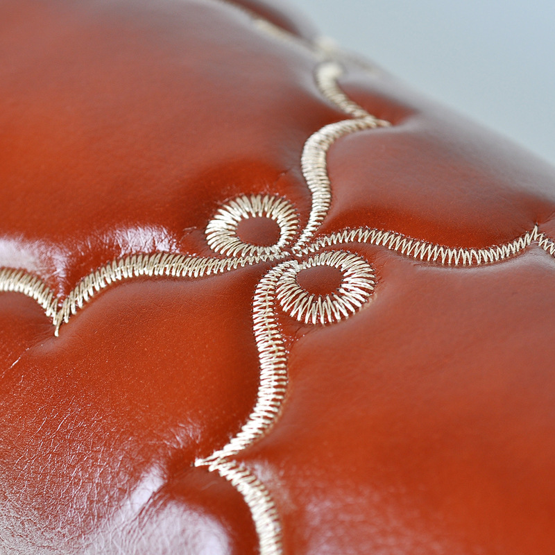 刺绣软包皮革面料pu复合海绵硬包背景墙绣花防盗门隔音装饰人造革