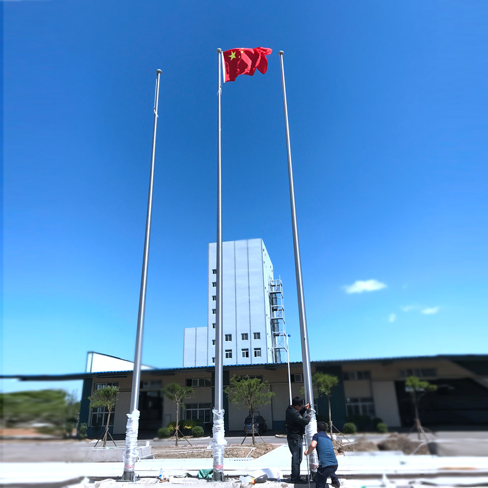 无锡铝合金旗杆 户外广场酒店不锈钢旗杆 电动旗杆批发 厂家直销