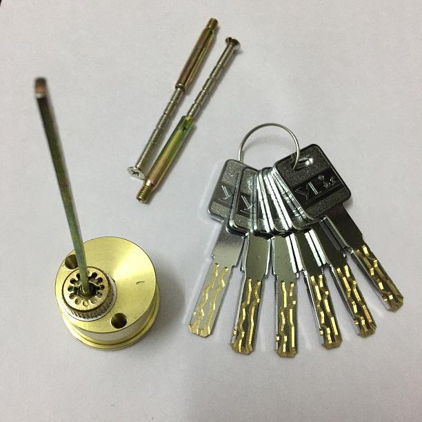 货源是型号碧桂园原装锁芯种类锁芯品牌yf,怡林欣规格(6支铜钥匙)碧