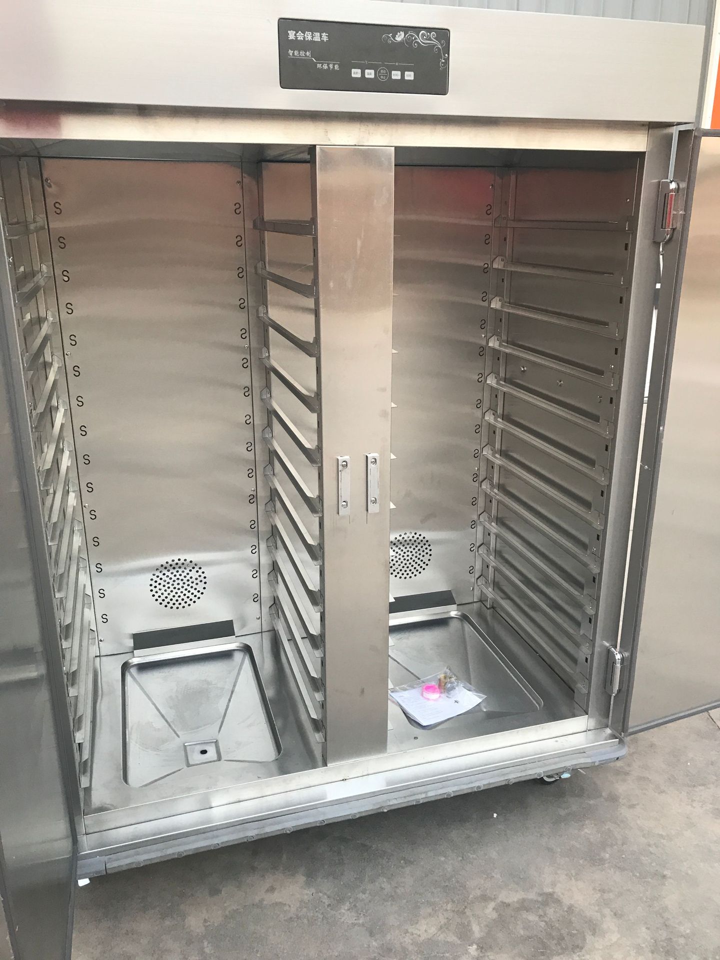 双门宴会保温车盒饭保温柜外卖保温柜便当保温车食堂饭菜保温柜