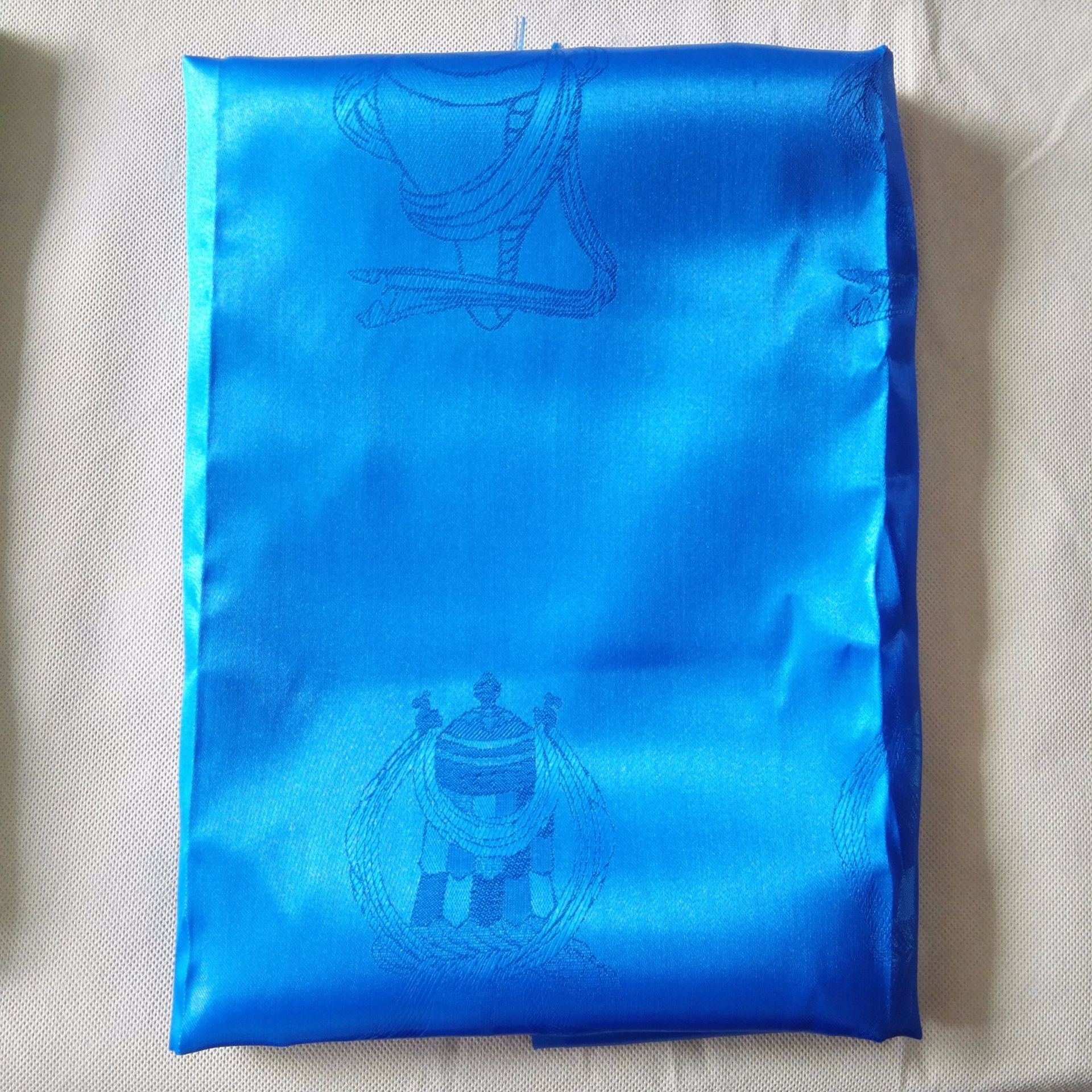 0*0.5m 藏式红色黄色印花哈达佛教