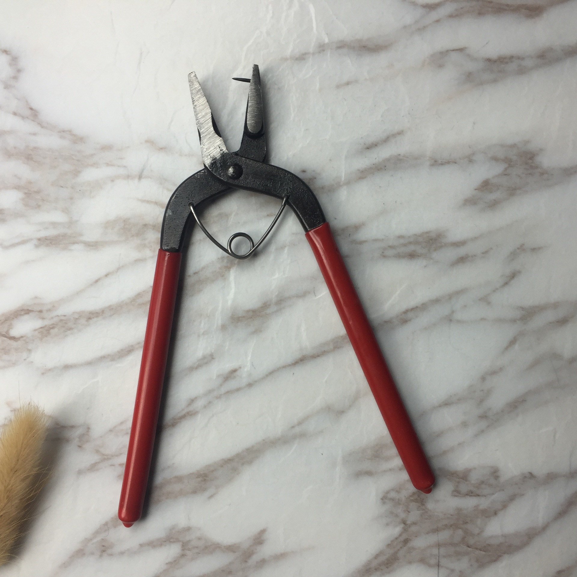 diy手工饰品工具 6寸多功能长柄打孔钳 珠宝加工钳子