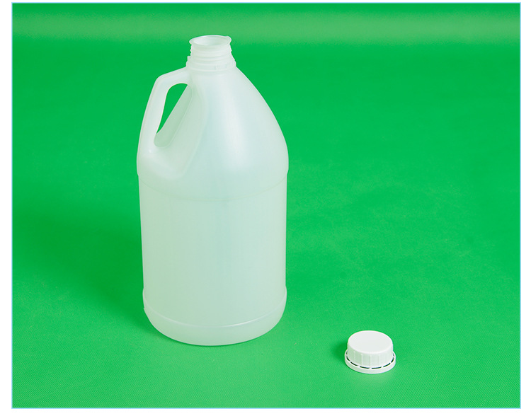 加厚1加仑桶4l透明塑料桶消毒剂桶试剂桶圆形加仑瓶化工桶