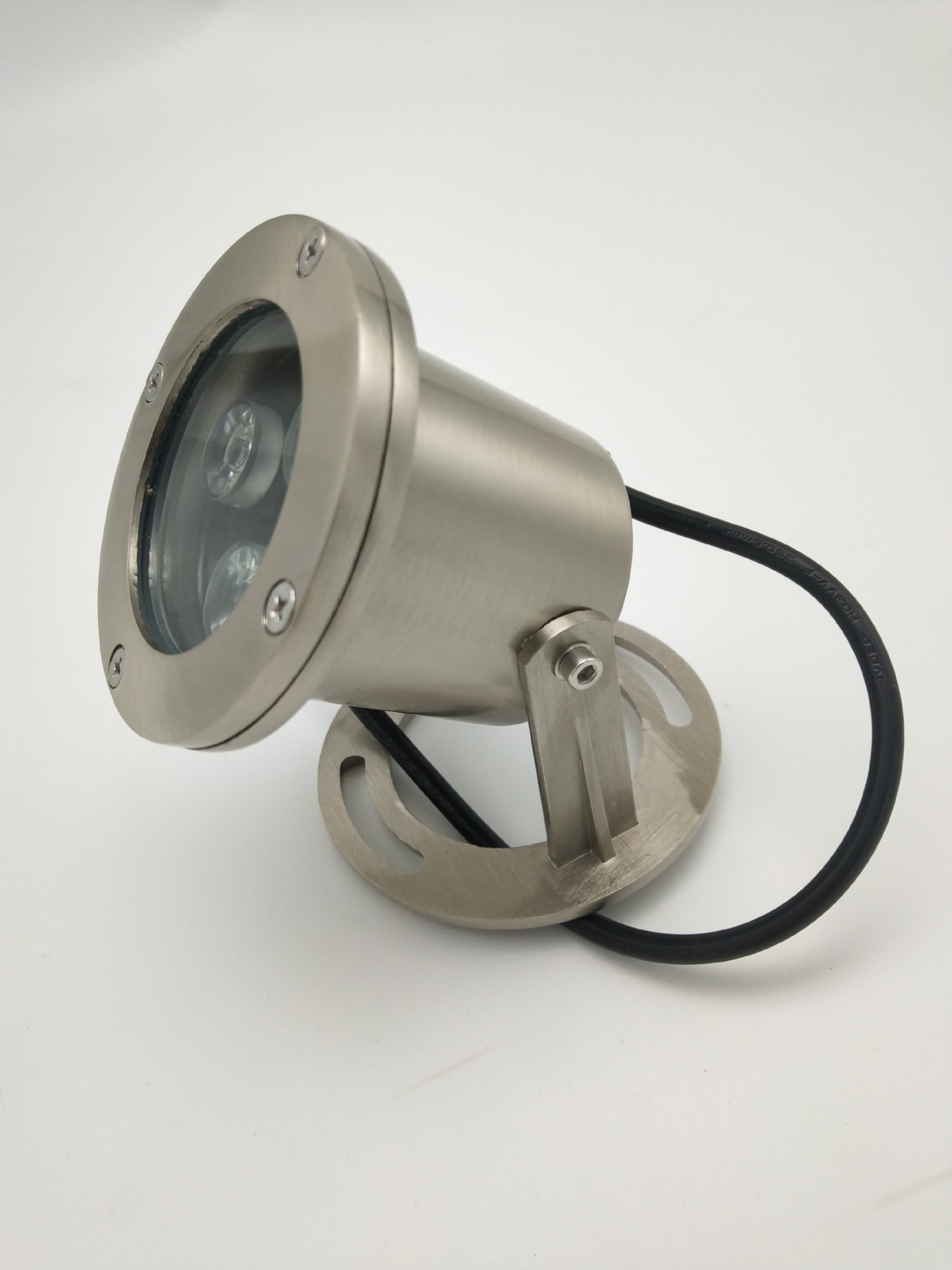 led水底灯3w 90mm锌合金灯体 led水底射灯水下射灯