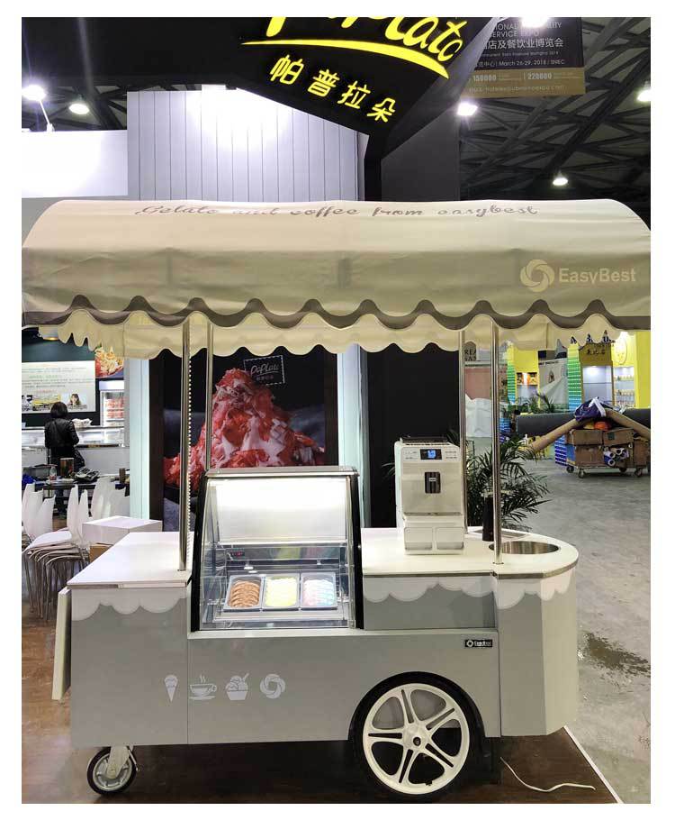 easybest冰淇淋柜g3系列冰淇淋展示柜嵌入式台式冷冻柜雪糕插板