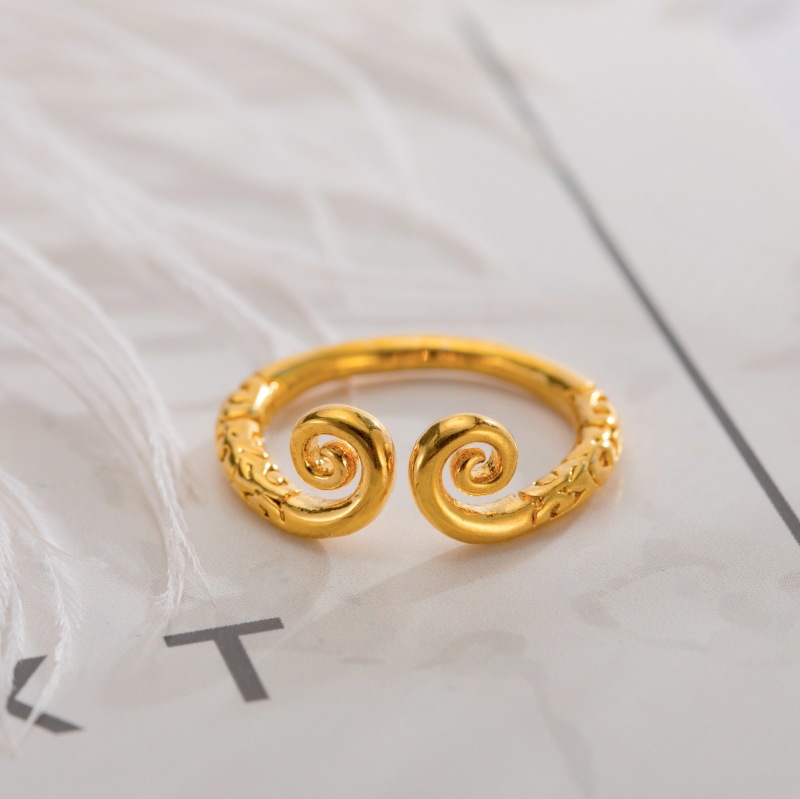 创美紧箍咒戒指铜镀金情侣时尚对戒紧箍圈手饰七夕节礼物厂家直销-阿