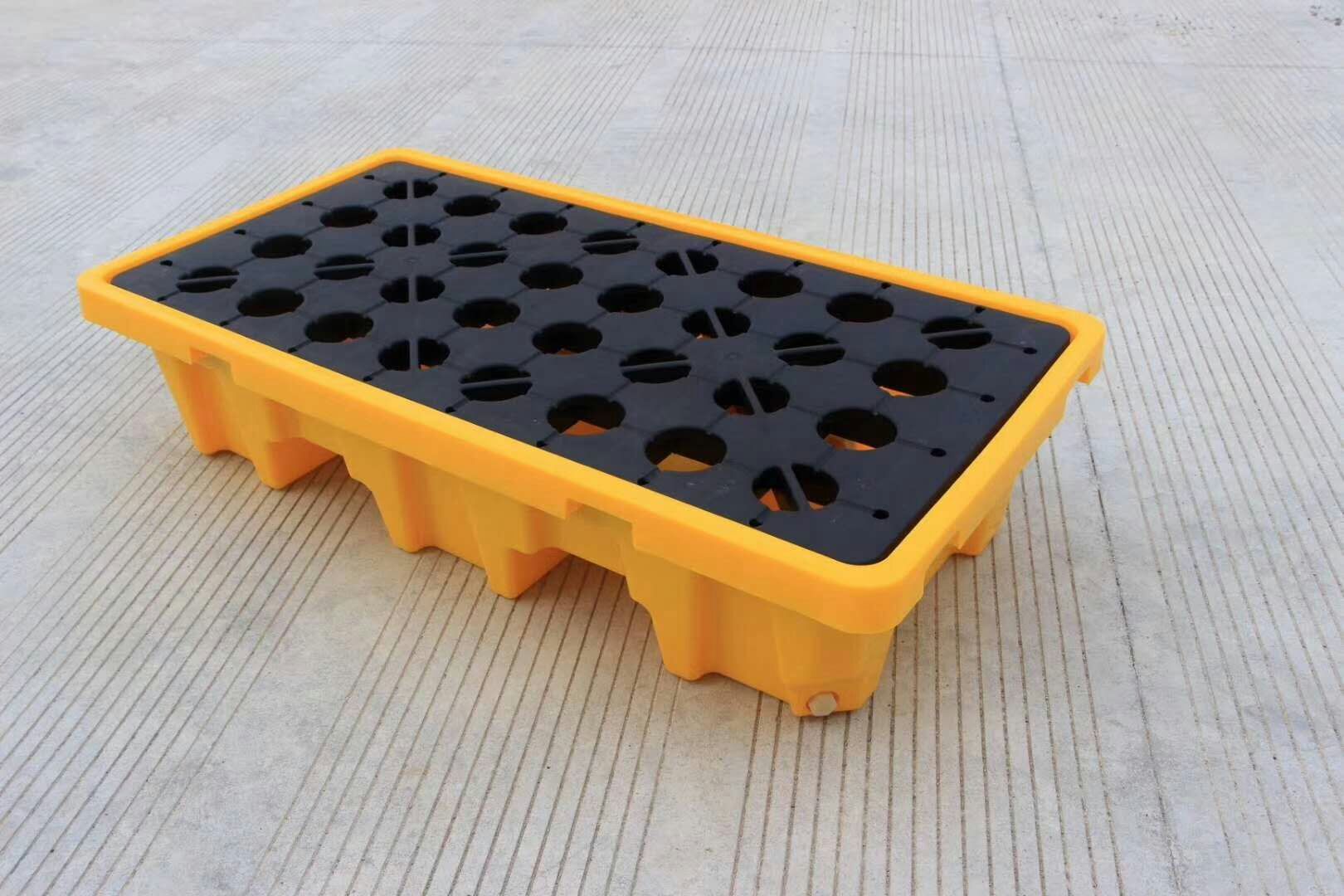 4桶接油托盘接油盘渗漏托盘盛漏栈板泄漏托盘化学品接油盘