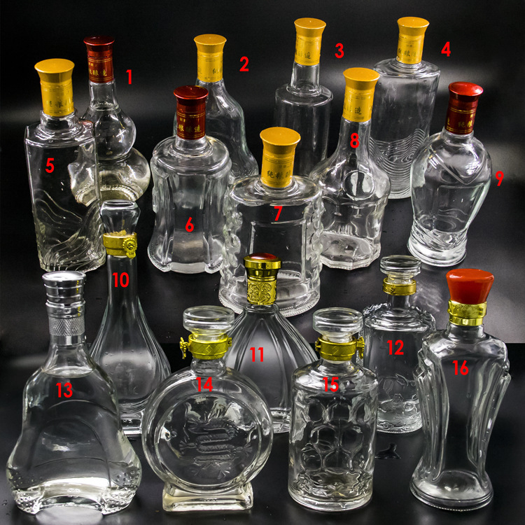 厂家批发 空酒瓶 白酒瓶 玻璃酒瓶 高档酒瓶 订制酒瓶 开模生产