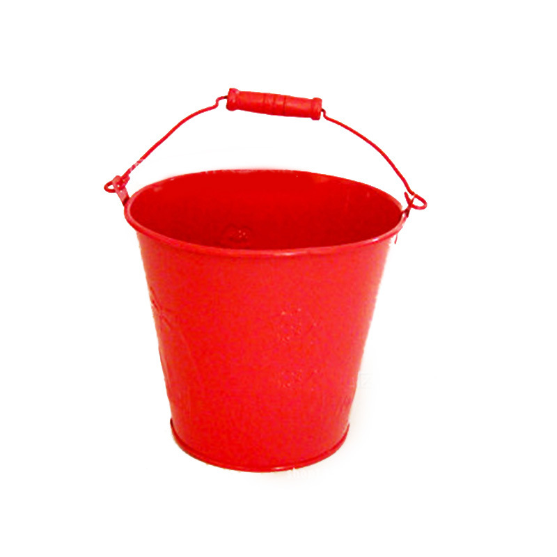 沙滩铁制儿童小中大号铁桶沙滩玩具色装沙桶水桶铁铲子旅游景点