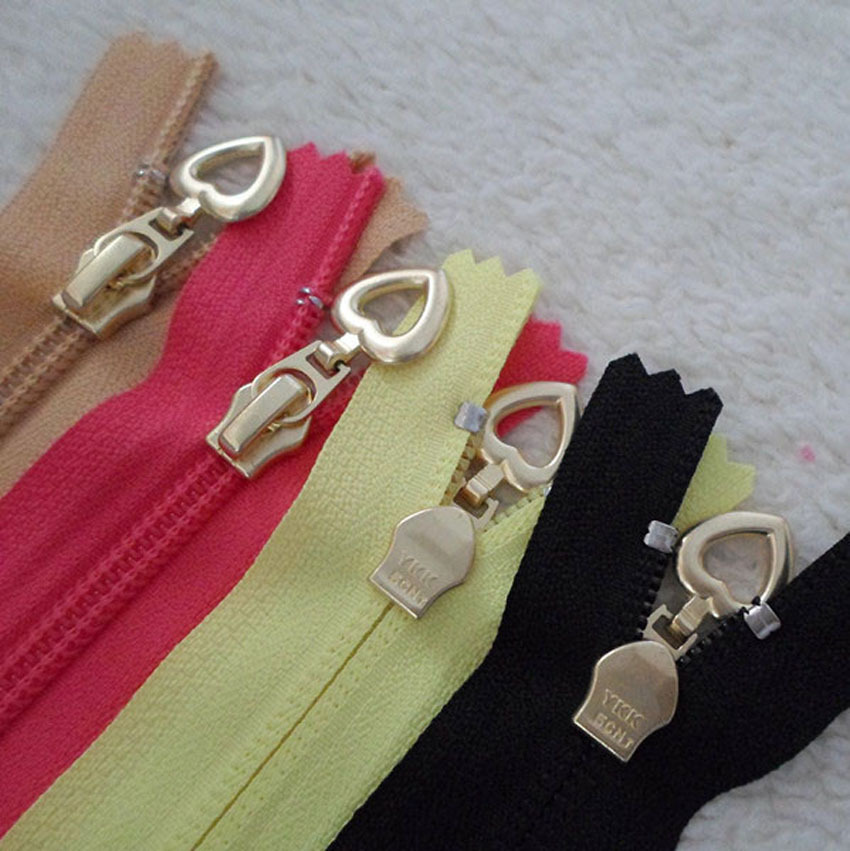 3# Ykk Nylon Zipper 3# Nylon Closed Color Zipper, Fabric Handmade Zipper Accessories Multi-Color Ykk Zipper