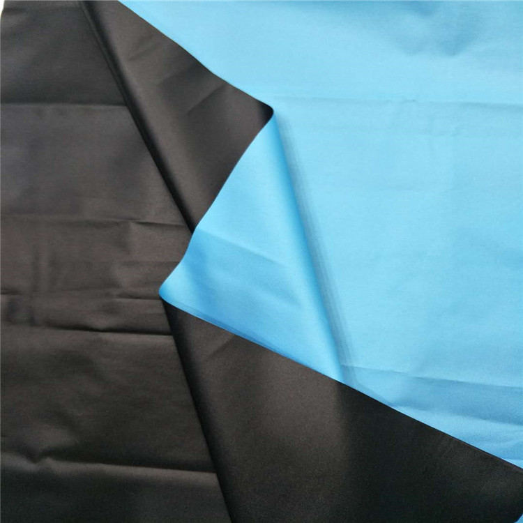 7米宽遮光帐篷面料 黑胶布料遮阳防紫外线黑胶