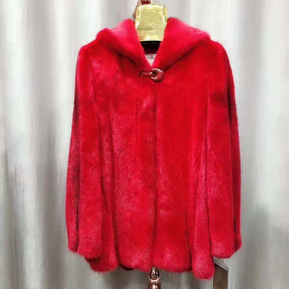 水貂大衣十字貂