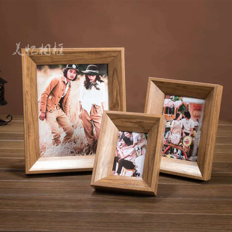 厂家直销欧式复古相框摆台方4寸6寸7寸10寸创意桌面摆框挂墙画框