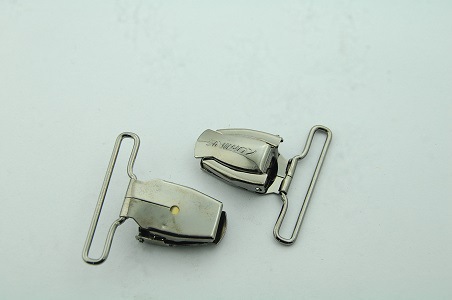 不锈钢金属鸭嘴夹 箱包长方鸭嘴扣 镀镍五金背带夹定做