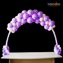 宝诺婚庆生日派对气球装饰工具 桌上可拆卸气球拱门支架 展示架