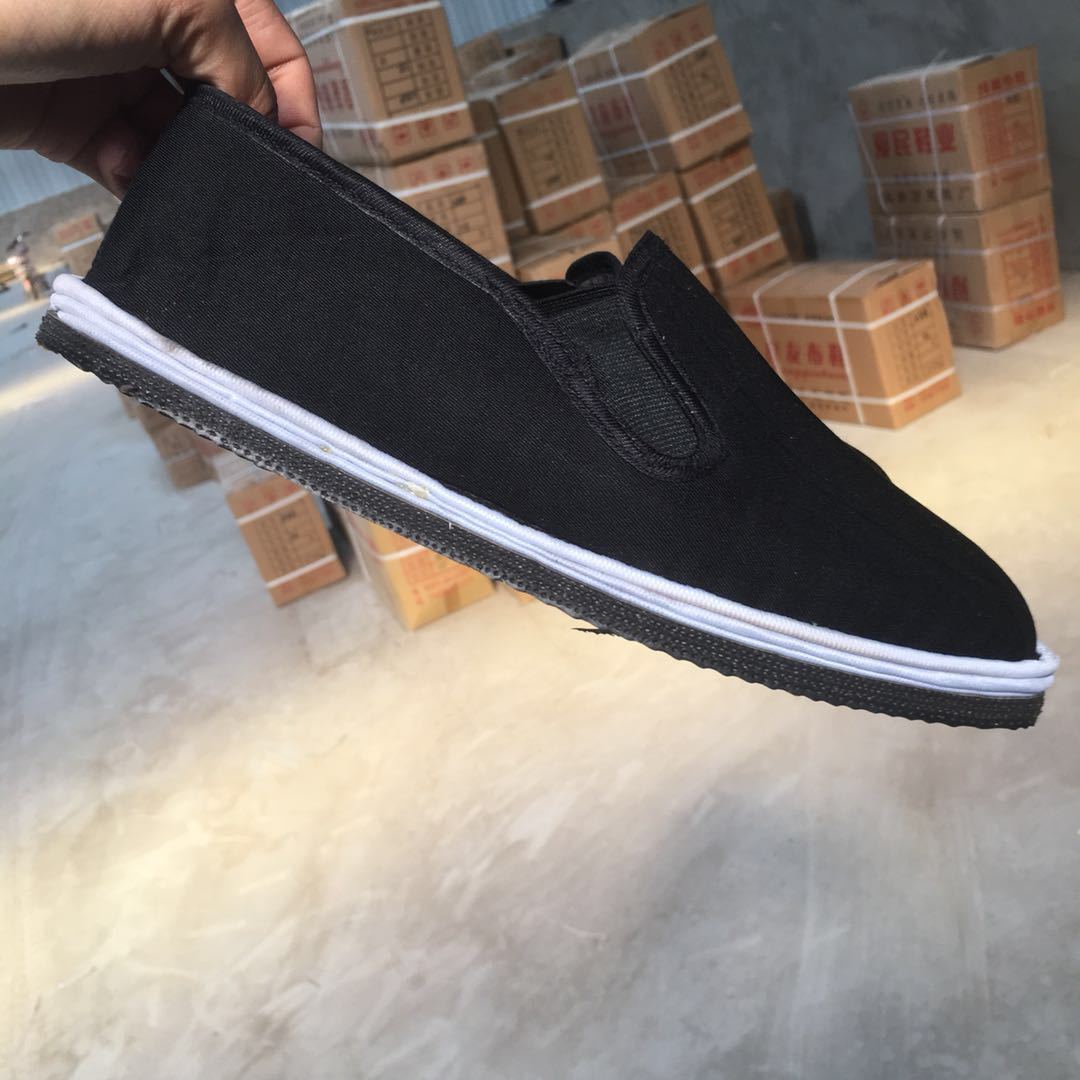 Factory Comfortable Thickened Resin Sole Old Beijing Cloth Shoes Strong Cloth Soles Canvas Shoes Shoes with Excellent Price