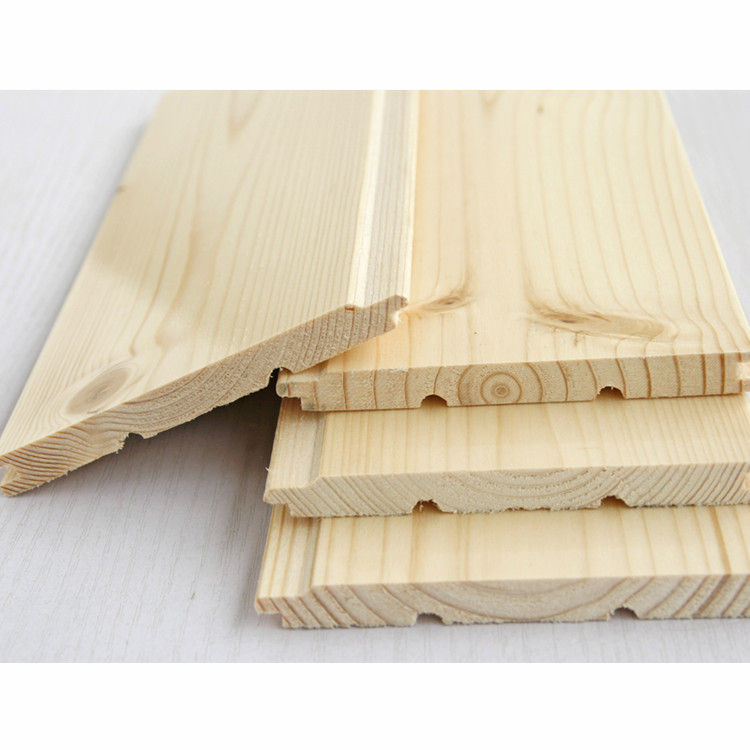 樟子松扣板生态环保内墙板实木免漆扣板 室内吊顶 免漆桑拿板批发