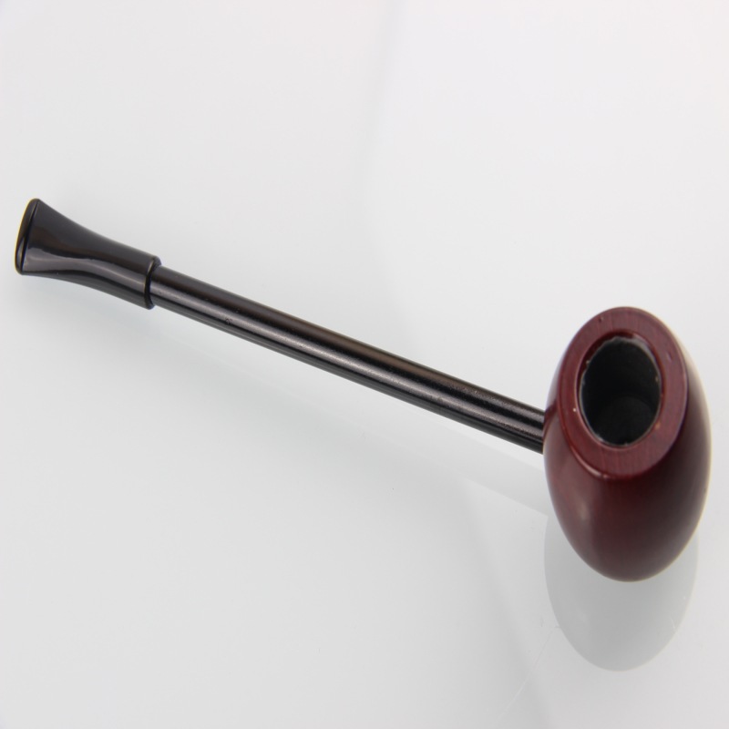 三达正品红木烟斗sd570b长杆经典复古烟丝斗实木直式小巧烟斗