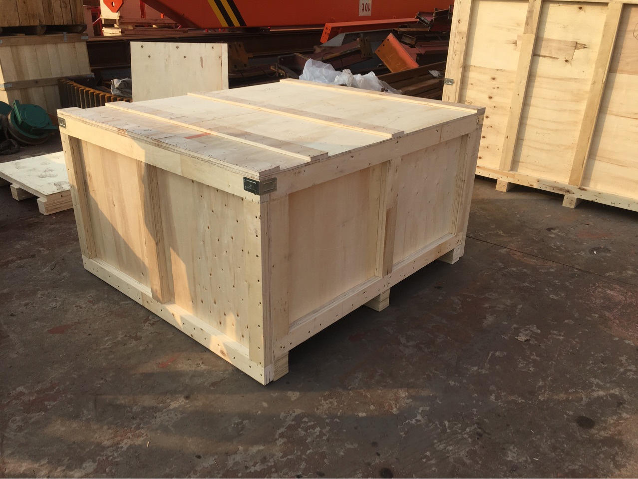 定制出口免熏蒸木箱物流出口胶合板木箱周转托运双面木箱可加工