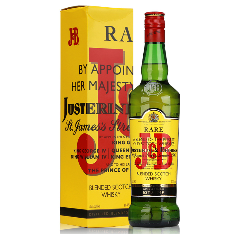 原装进口洋酒 珍宝特选调配苏格兰威士忌 鸡尾酒基酒750ml