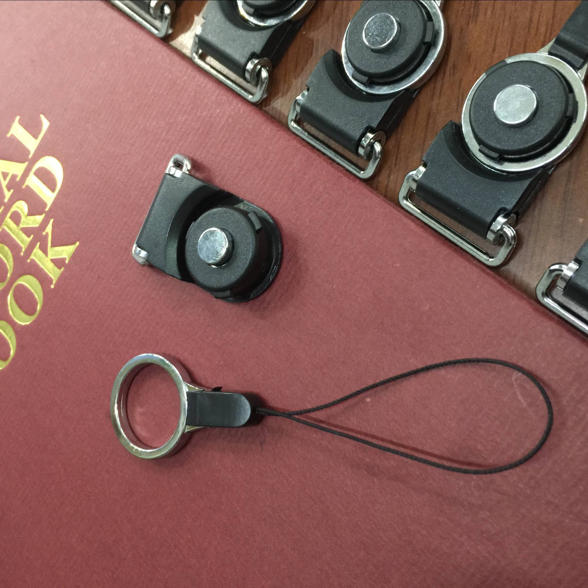 二合一挂绳扣 两件套拆分手机绳扣 手机指环扣壳绳 手机挂脖配件