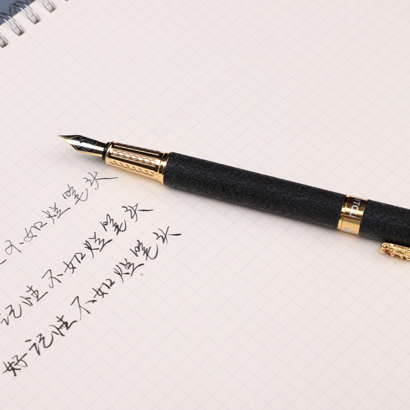 烂笔头3058商务成人学生钢笔明尖书法美工笔可换墨囊送礼品