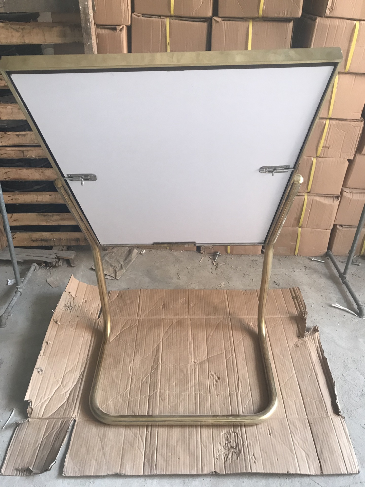 加厚不锈钢l脚大号广告牌指示牌展示架海报架酒店商场水牌立牌