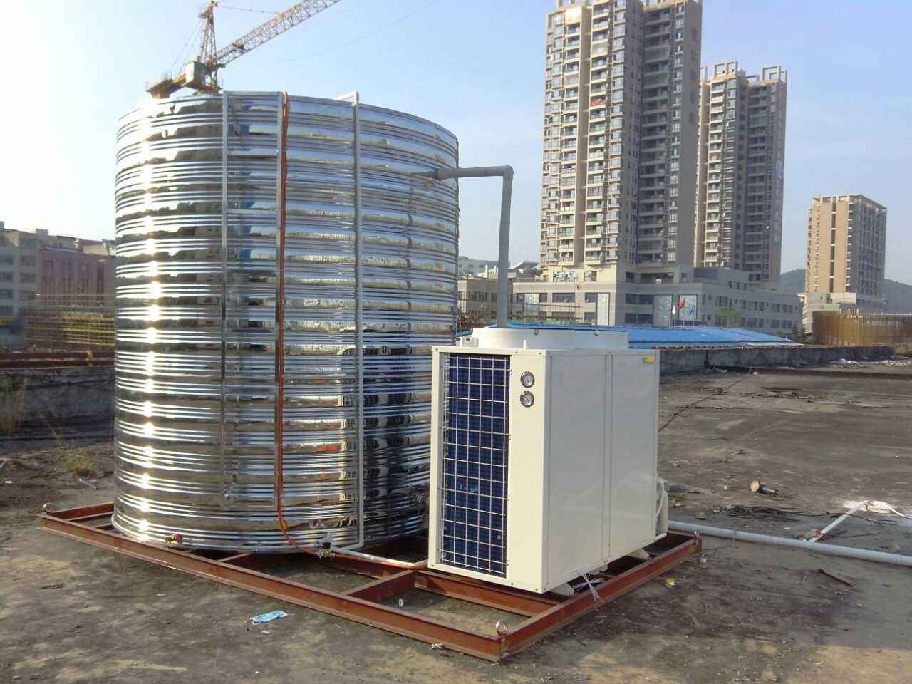 供应大型空气能热水器大型热泵热水器大型太空气能安装