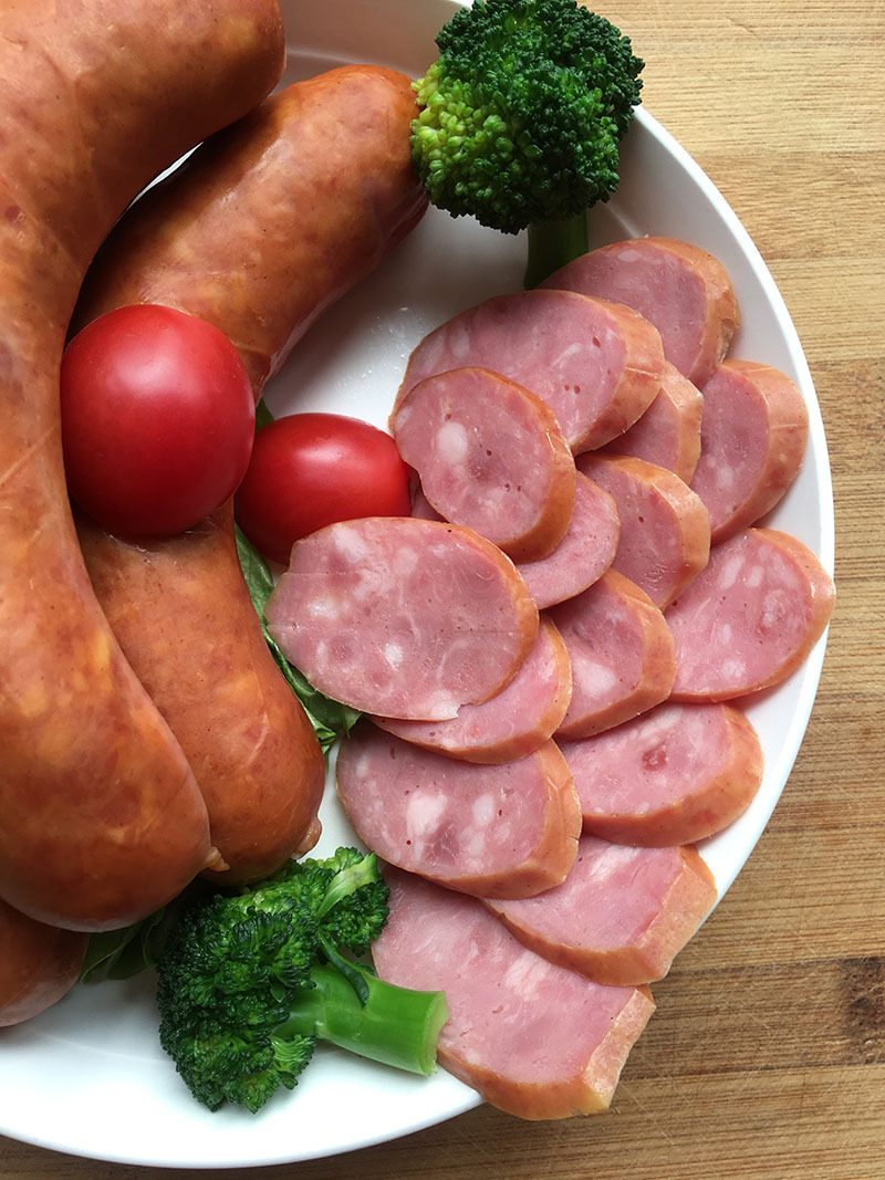 国顺哈尔滨红肠 东北肉肠干红肠 真空包装称重360g左右双根 拼盘