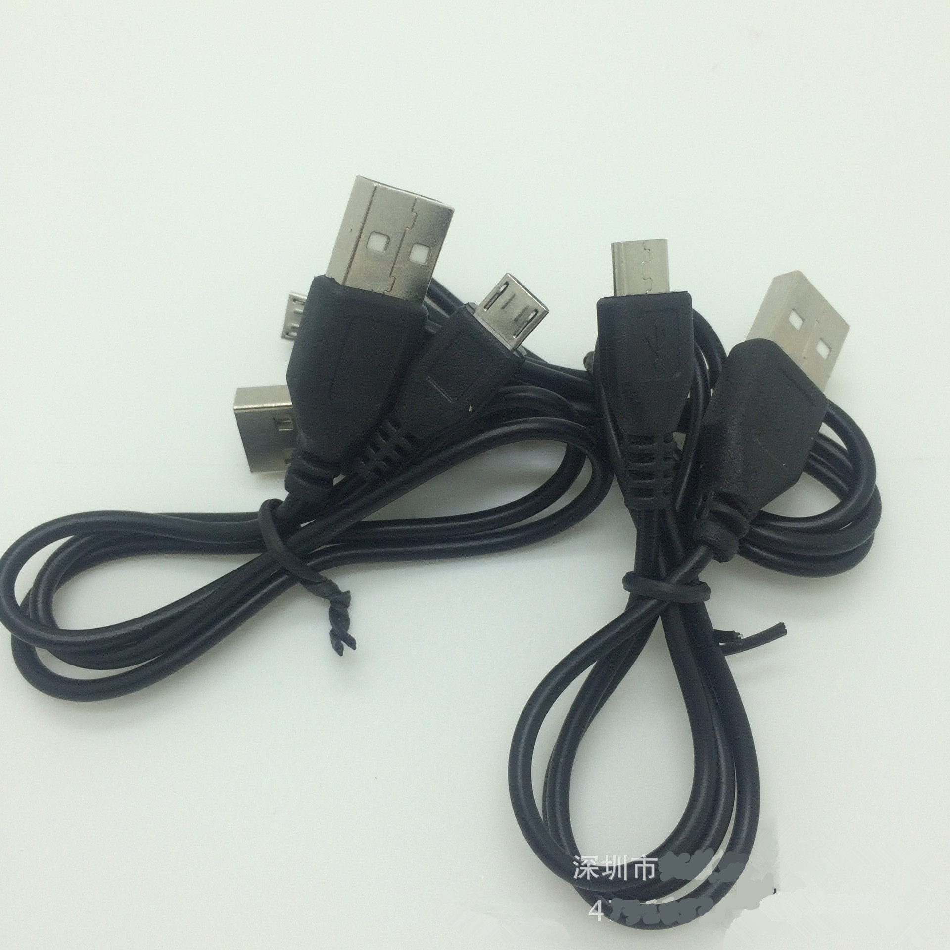 纯铜黑色micro 迈克v8接口麦克安卓手机通用全注塑 usb充电数据线