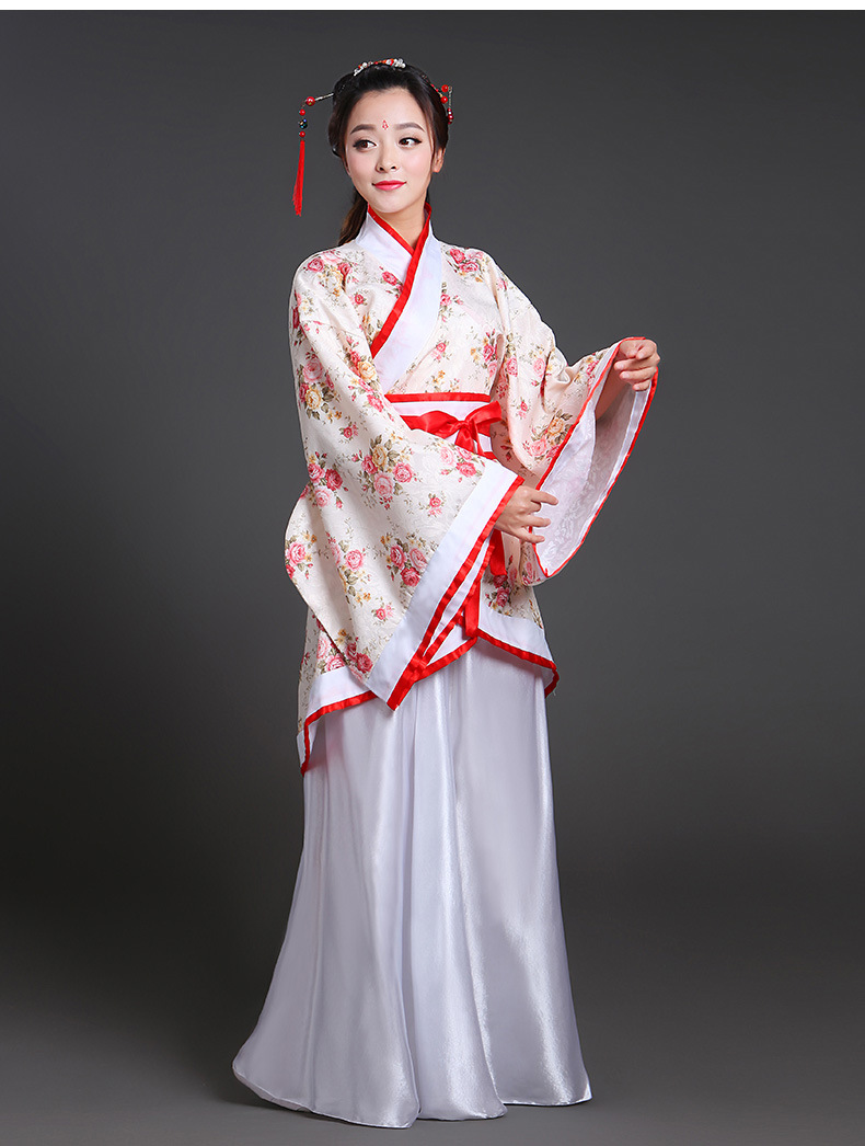 春季成人仙女汉服古唐新款民族曲裾裙影楼cosplay写真表演出服装