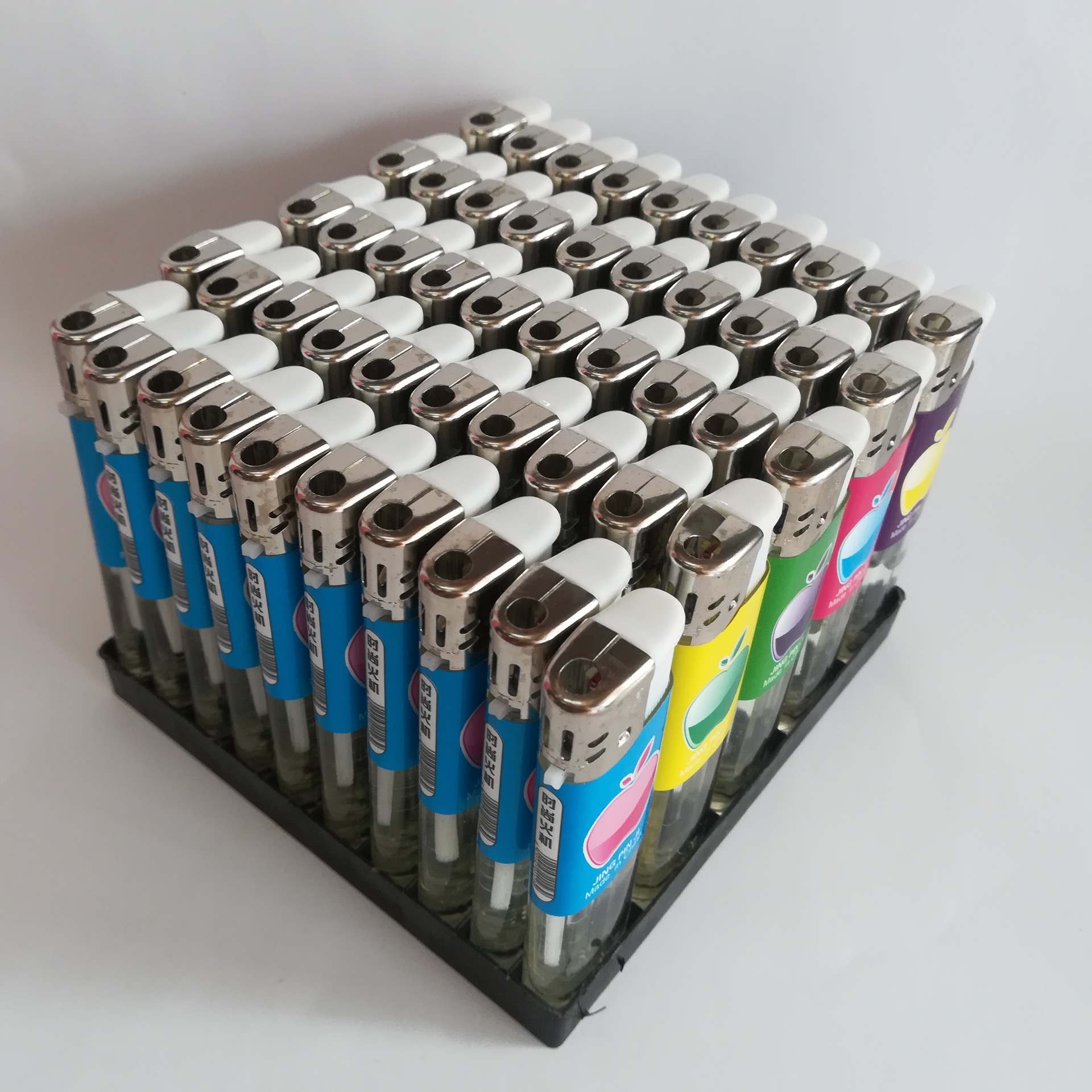 邵东福牌火机恒图烟具厂家直销909半包苹果一次性电子打火机