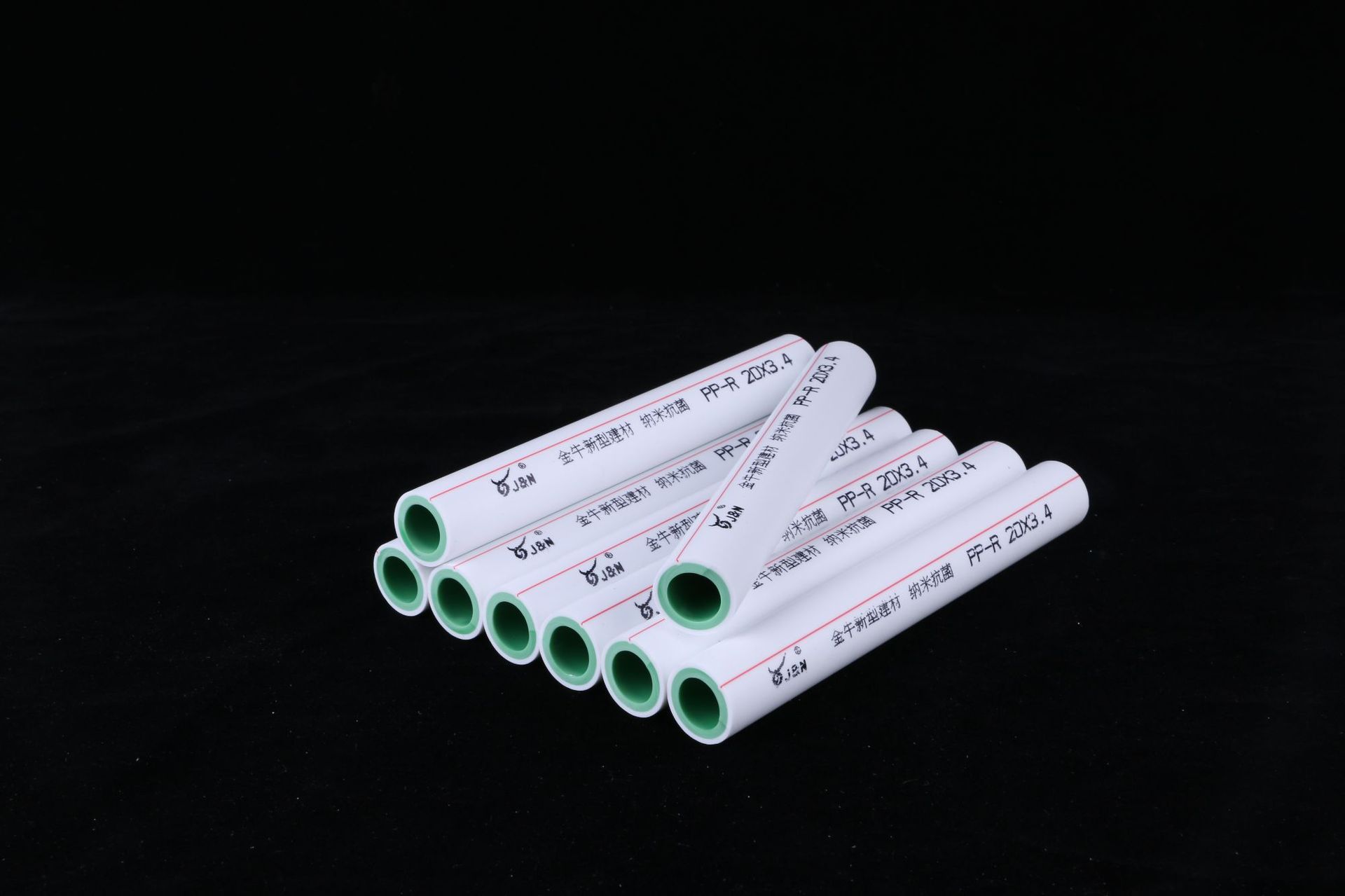 金牛新型建材外白内绿 家装自来水耐冷热水管 ppr管材批发