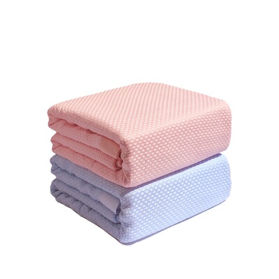 竹纤维毯子夏季毛巾被竹炭盖毯双人夏凉被透气毯子竹桨空调毯吸汗