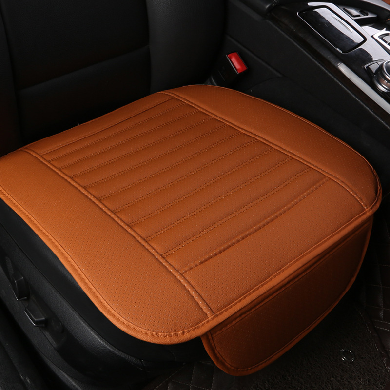 Factory Wholesale Four Seasons Foreign Trade Car Seat Cushion Anti-Move Non-Backrest Three-Piece Breathable Fast Leather Seat Cushion