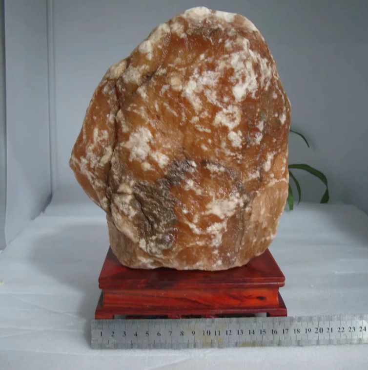 新疆天然叶腊石灯光冻仔料冻石印章摆件石料礼品收藏原石4.3公斤